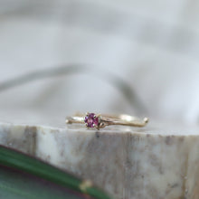 Load image into Gallery viewer, Tourmaline Branch Ring in Gold