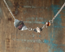 Load image into Gallery viewer, Ginkgo Statement Necklace in Gold and Sterling Silver