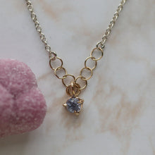 Load image into Gallery viewer, Spinel Gold and Silver Necklace