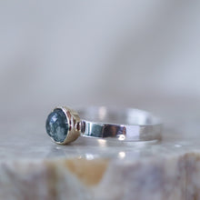 Load image into Gallery viewer, Moss Agate Ring in Gold and Silver
