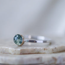 Load image into Gallery viewer, Moss Agate Ring in Gold and Silver
