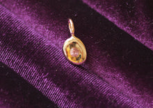 Load image into Gallery viewer, Pink Spinel Gold Boulder Pendant
