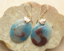 Load image into Gallery viewer, Land Meets Sea Earrings-Trolleite in Gold
