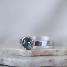 Load image into Gallery viewer, Moss Agate Ring in Gold and Silver
