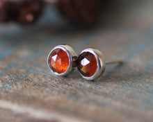 Load image into Gallery viewer, Orange Kyanite Stud Earrings
