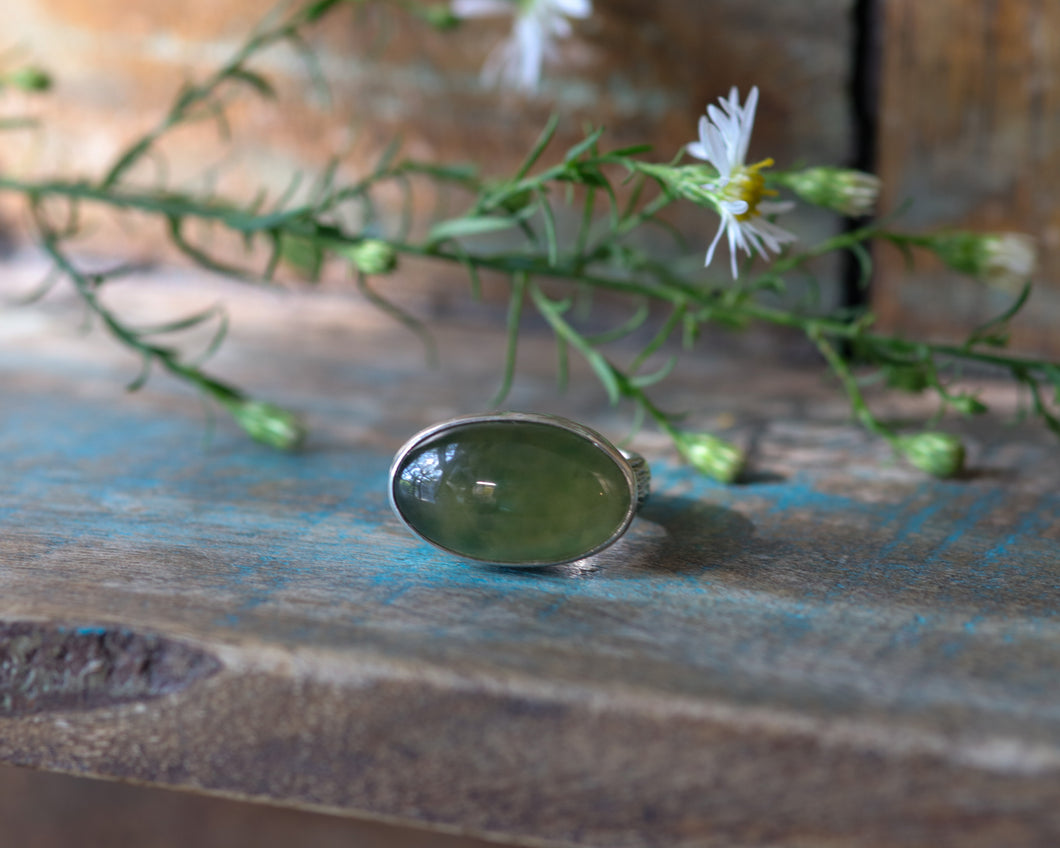 Grossular Garnet Ring- Size 6.5