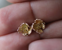 Load image into Gallery viewer, Gold Offshoot Stud Earrings I
