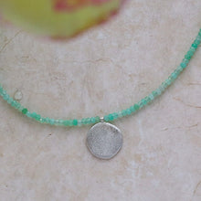Load image into Gallery viewer, Chrysoprase Silhouette Necklace
