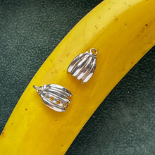 Load image into Gallery viewer, Banana Charm Pendant in Sterling Silver
