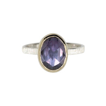 Load image into Gallery viewer, Alexandrite Ring in gold and Sterling Silver
