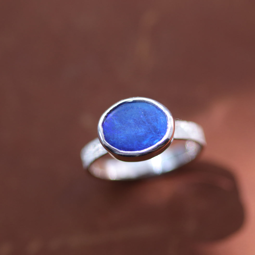 Boulder Opal Ring-Size 7