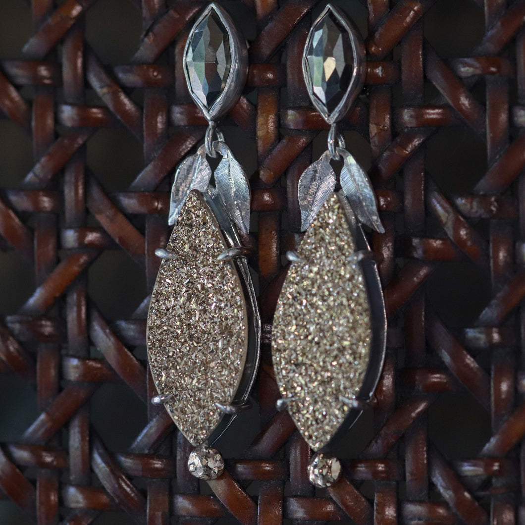 Night Garden Ring in Gold and Silver