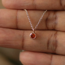 Load image into Gallery viewer, Dainty Garnet Necklace
