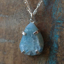 Load image into Gallery viewer, Rough Aquamarine Necklace II
