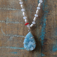 Load image into Gallery viewer, Rough Aquamarine Necklace
