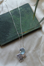 Load image into Gallery viewer, Aquamarine Agate Cluster Necklace
