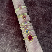 Load image into Gallery viewer, Ruby Ring in Gold and Silver
