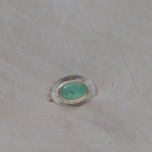 Load image into Gallery viewer, Chrysoprase Soleil Ring in Gold and Silver
