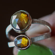 Load image into Gallery viewer, Sphene Ring in Gold and Silver
