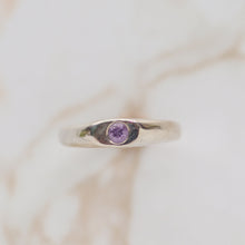 Load image into Gallery viewer, Pink Sapphire Ring in Sterling Siver
