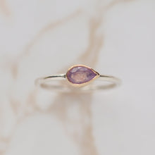Load image into Gallery viewer, Pink Sapphire Ring in Gold and Silver
