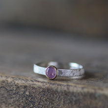 Load image into Gallery viewer, Pink Sapphire Ring in Gold and Silver

