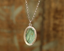 Load image into Gallery viewer, Sterling Silver Labradorite Necklace II
