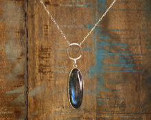 Load image into Gallery viewer, Sterling Silver Labradorite Necklace

