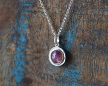 Load image into Gallery viewer, Purple Sapphire Pendant
