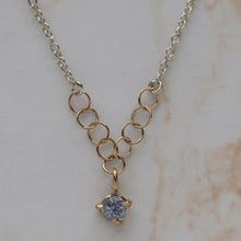 Load image into Gallery viewer, Spinel Gold and Silver Necklace
