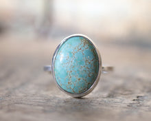 Load image into Gallery viewer, Turquoise Statement Ring - Size 8
