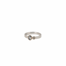 Load image into Gallery viewer, Gold and Silver Sapphire and Diamond Twin Isle Ring - Size
