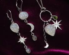Load image into Gallery viewer, Sterling Silver Celestial Earrings
