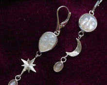Load image into Gallery viewer, Sterling Silver Celestial Earrings
